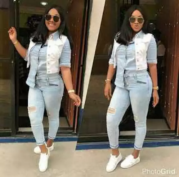 Celeb In-Style: Actress Mercy Aigbe Looks Stunning In Triple Denim Outfit